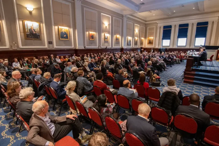 We sat with 350 lawyers as they strategized against Trump. Big Law was absent — but Smaller Law is itching to fight.