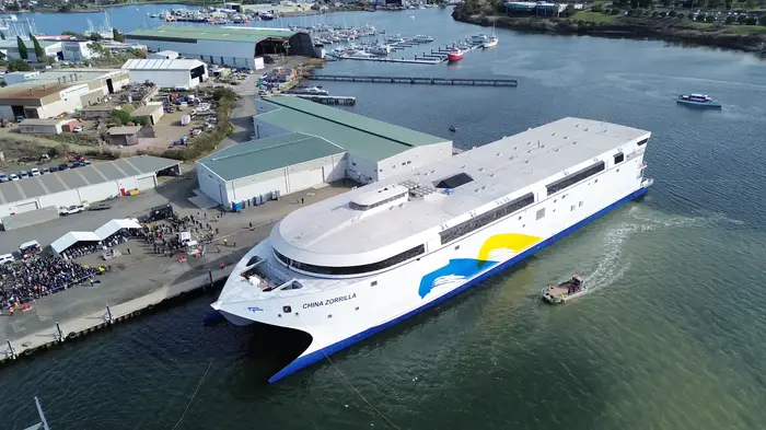 This 400-foot electric ferry is powered by 275 tons of batteries. Its manufacturer calls it a ‘giant leap forward’ for shipping.