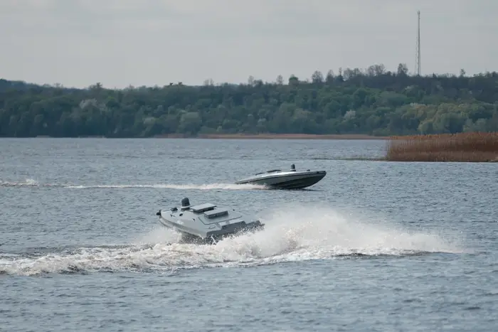 Ukraine said it downed fighter jets with drone boats for the ‘first time in history,’ destroying two $50 million Russian aircraft