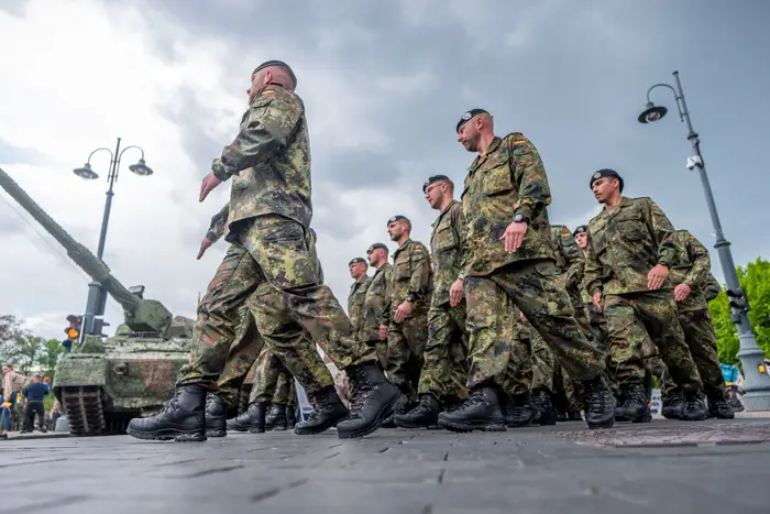 German troops start long-term deployment in another country for the first time since World War II