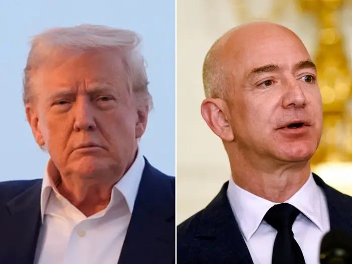 Trump says Jeff Bezos was ‘very nice’ and agreed to take tariff info off Amazon listings right after their call