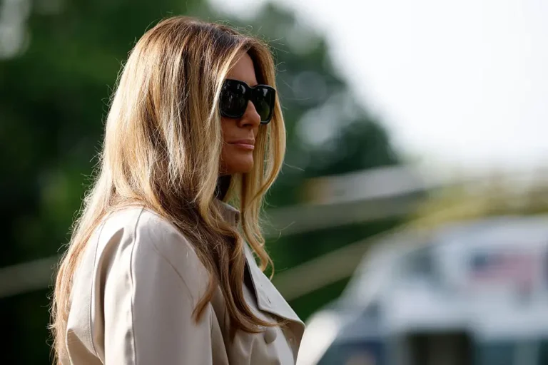 Melania Trump is keeping a low profile. Her outfits are helping.
