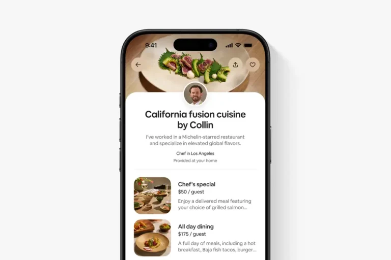 You can book private chefs and personal trainers on Airbnb now