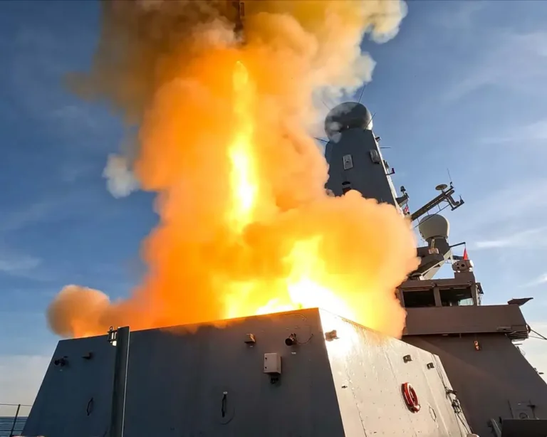 One of the Royal Navy’s most advanced warships shot down a supersonic missile in ‘historic first’