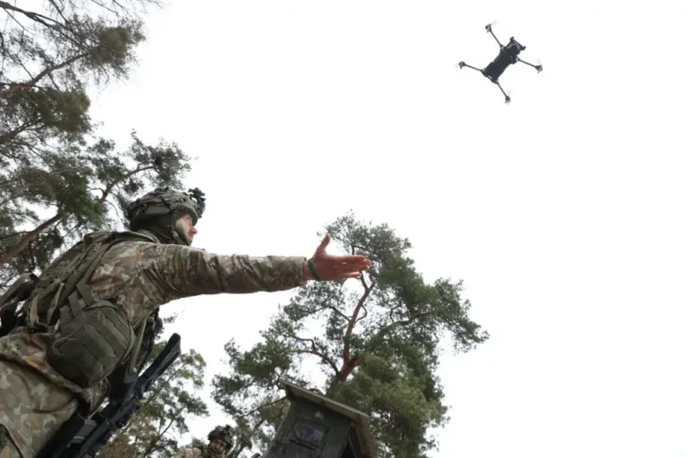 Drones are the future of warfare, like gunpowder was in the 1300s, defense minister says